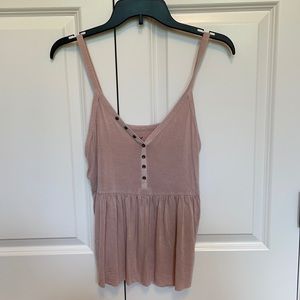 Pink American Eagle Soft & Sexy Tank Top Size: M